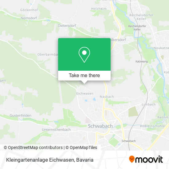 Карта Kleingartenanlage Eichwasen