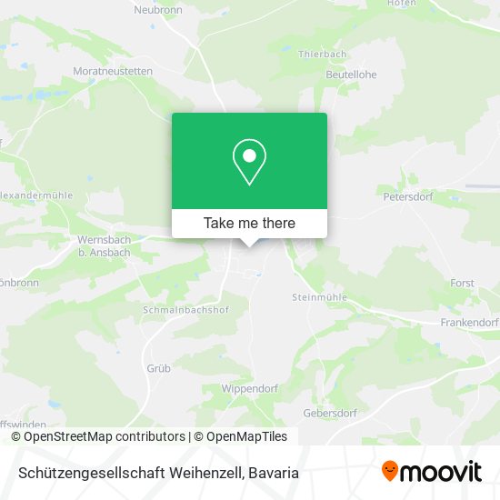 Schützengesellschaft Weihenzell map