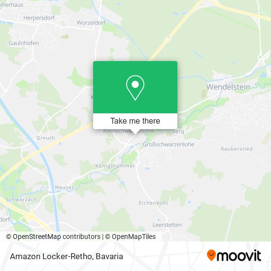 Карта Amazon Locker-Retho
