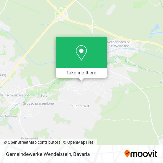 Gemeindewerke Wendelstein map