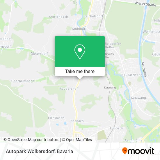 Autopark Wolkersdorf map