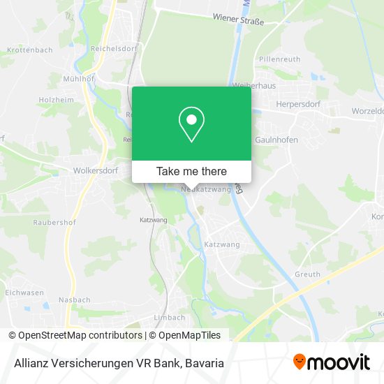 Карта Allianz Versicherungen VR Bank