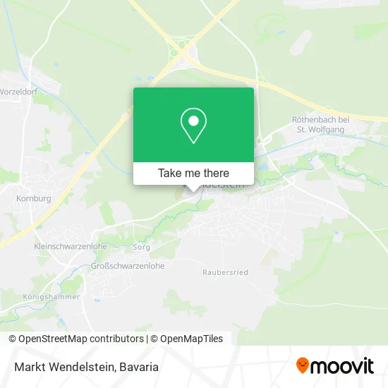 Карта Markt Wendelstein