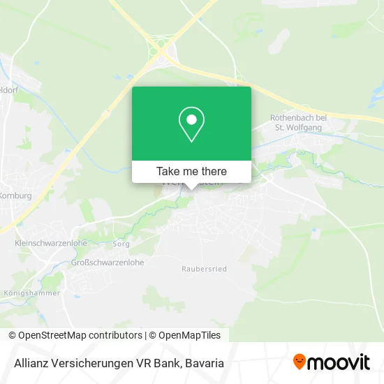 Карта Allianz Versicherungen VR Bank