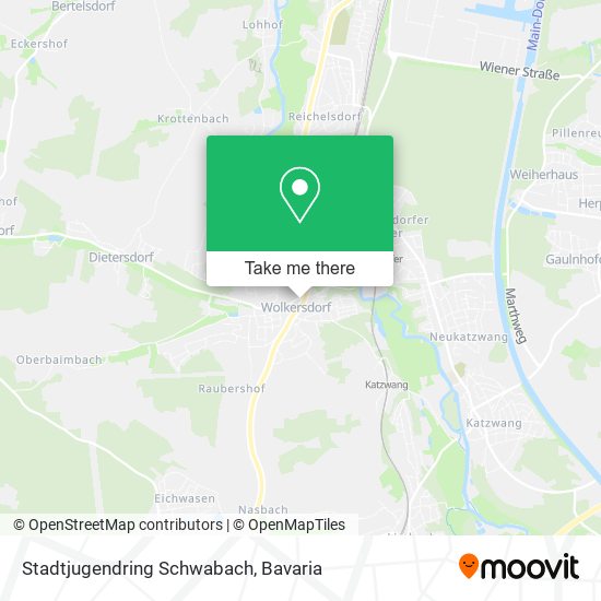 Stadtjugendring Schwabach map