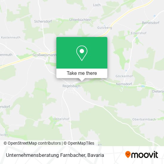 Unternehmensberatung Farnbacher map