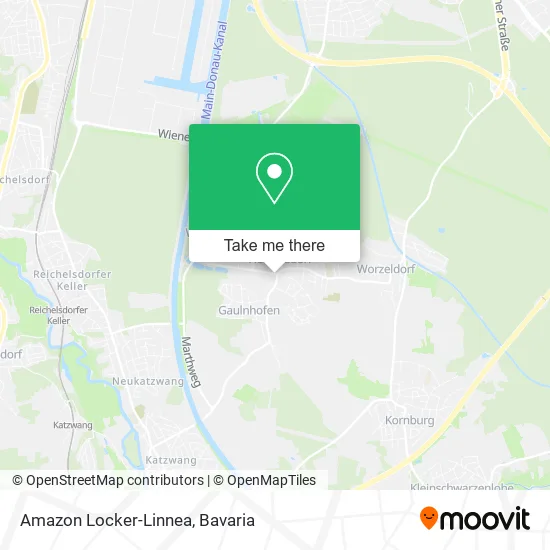 Amazon Locker-Linnea map