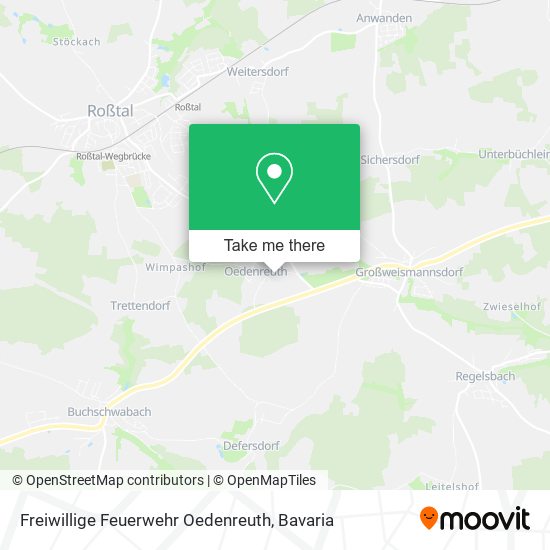 Карта Freiwillige Feuerwehr Oedenreuth