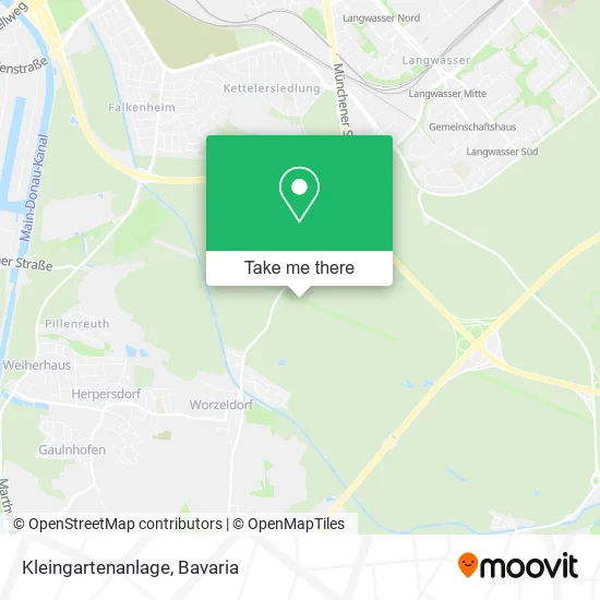 Карта Kleingartenanlage