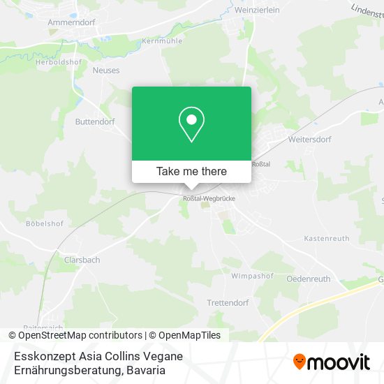 Esskonzept Asia Collins Vegane Ernährungsberatung map