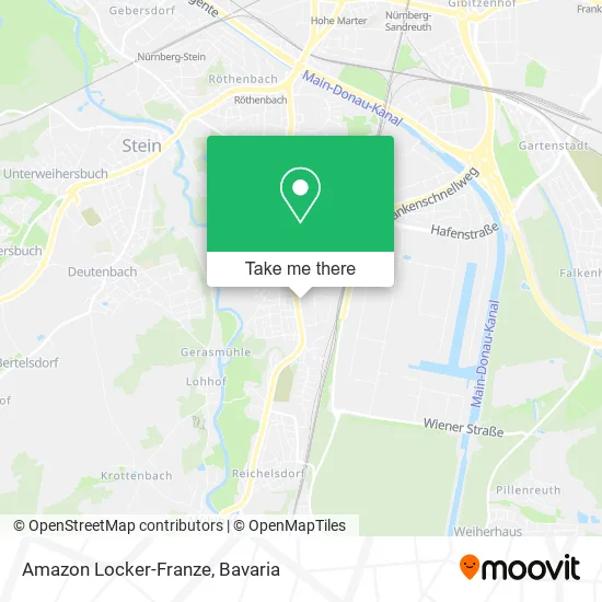 Карта Amazon Locker-Franze