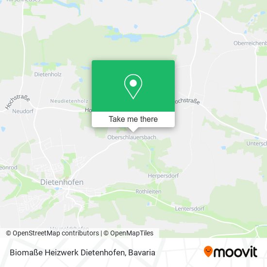 Biomaße Heizwerk Dietenhofen map