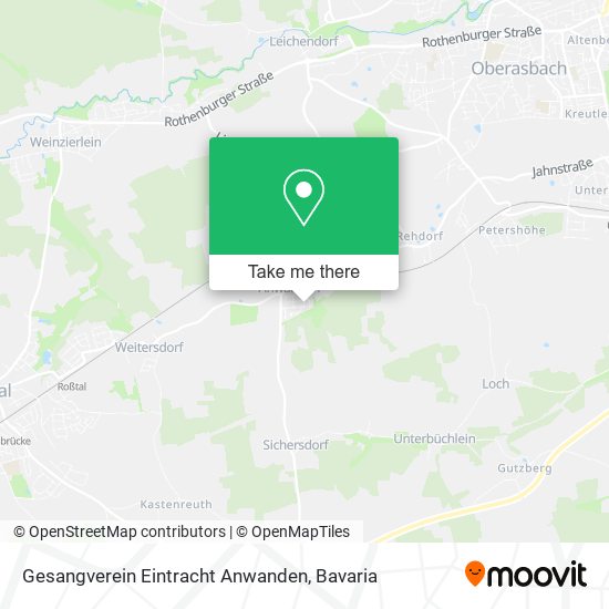 Gesangverein Eintracht Anwanden map