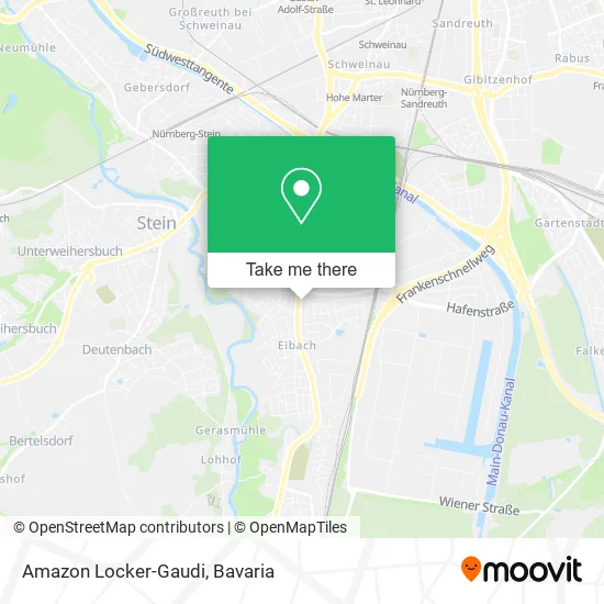 Карта Amazon Locker-Gaudi