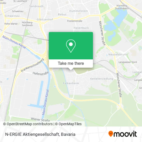 Карта N-ERGIE Aktiengesellschaft