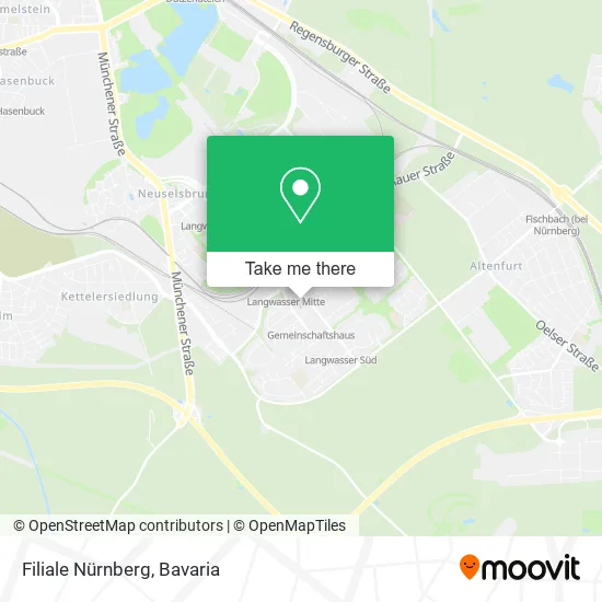 Карта Filiale Nürnberg