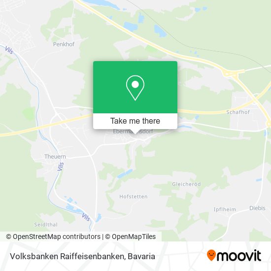 Volksbanken Raiffeisenbanken map