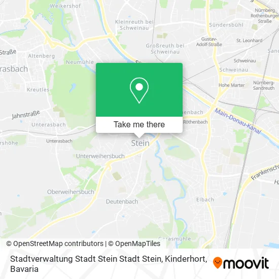 Карта Stadtverwaltung Stadt Stein Stadt Stein, Kinderhort