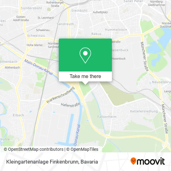 Карта Kleingartenanlage Finkenbrunn