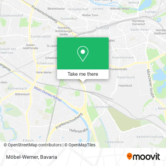 Карта Möbel-Werner