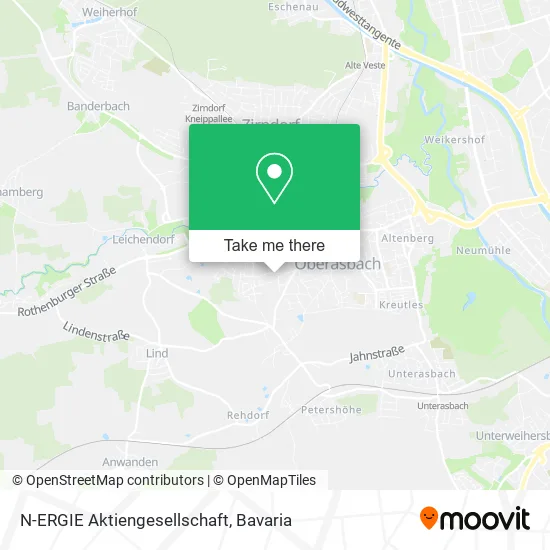 Карта N-ERGIE Aktiengesellschaft
