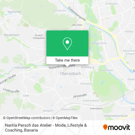 Карта Nantia Persch das Atelier - Mode, Lifestyle & Coaching