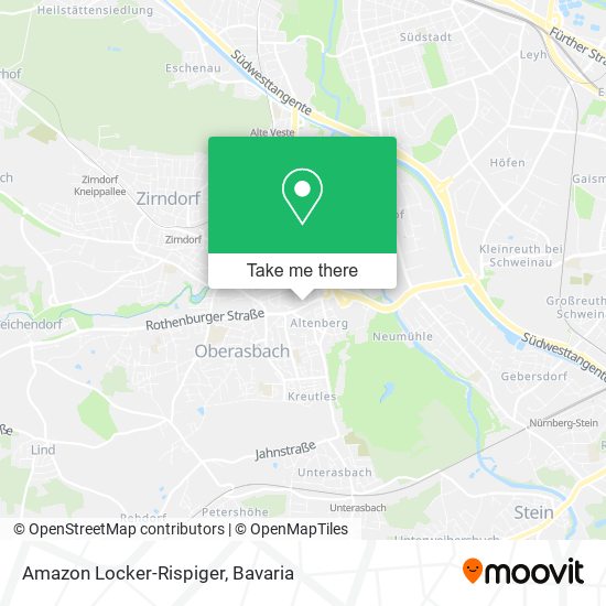 Amazon Locker-Rispiger map