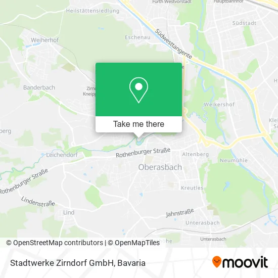 Stadtwerke Zirndorf GmbH map