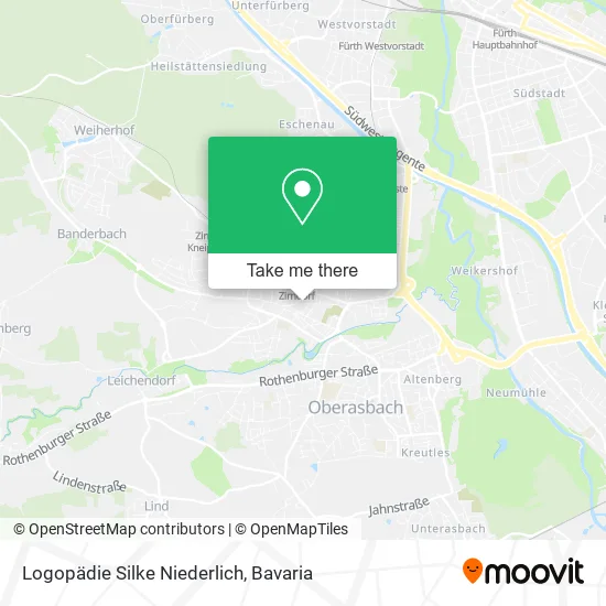 Карта Logopädie Silke Niederlich