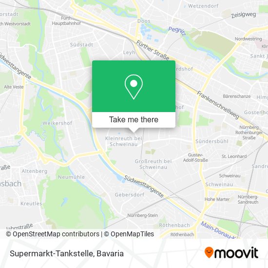 Supermarkt-Tankstelle map