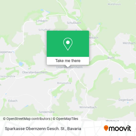 Sparkasse Obernzenn Gesch. St. map