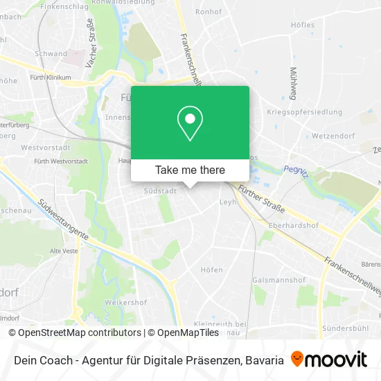 Карта Dein Coach - Agentur für Digitale Präsenzen