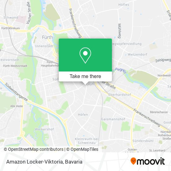 Amazon Locker-Viktoria map