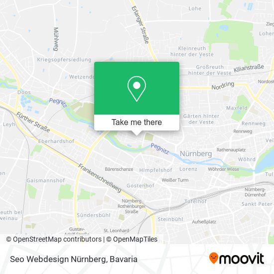 Seo Webdesign Nürnberg map