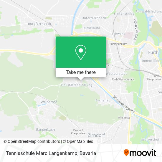 Tennisschule Marc Langenkamp map