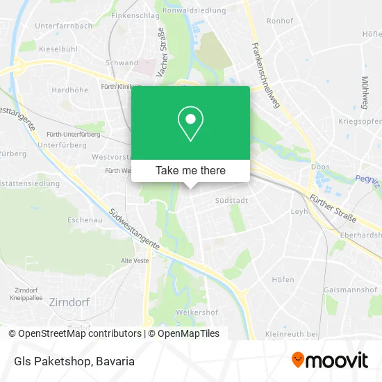 Карта Gls Paketshop
