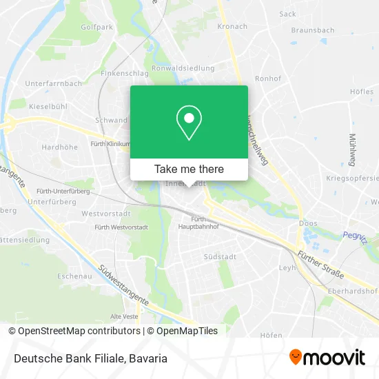 Карта Deutsche Bank Filiale