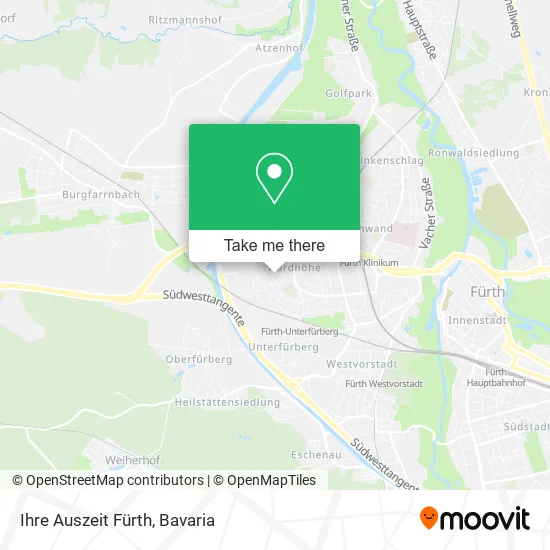 Карта Ihre Auszeit Fürth