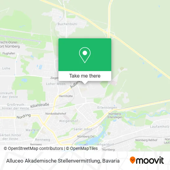 Карта Alluceo Akademische Stellenvermittlung