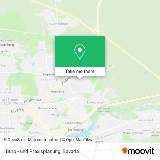 Карта Büro - und Praxisplanung