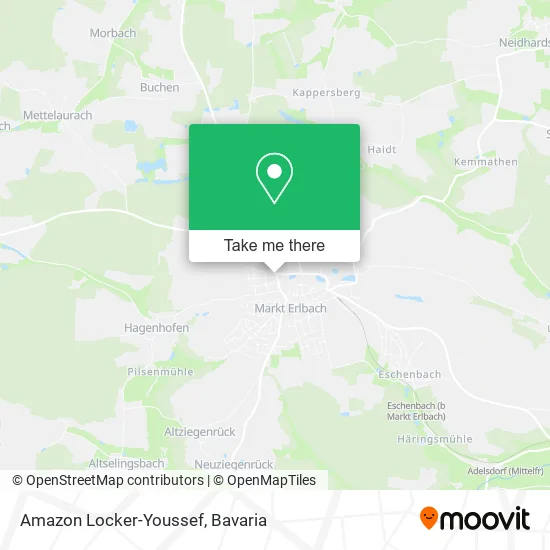 Карта Amazon Locker-Youssef