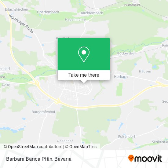 Barbara Barica Pfän map