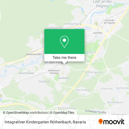 Карта Integrativer Kindergarten Röthenbach