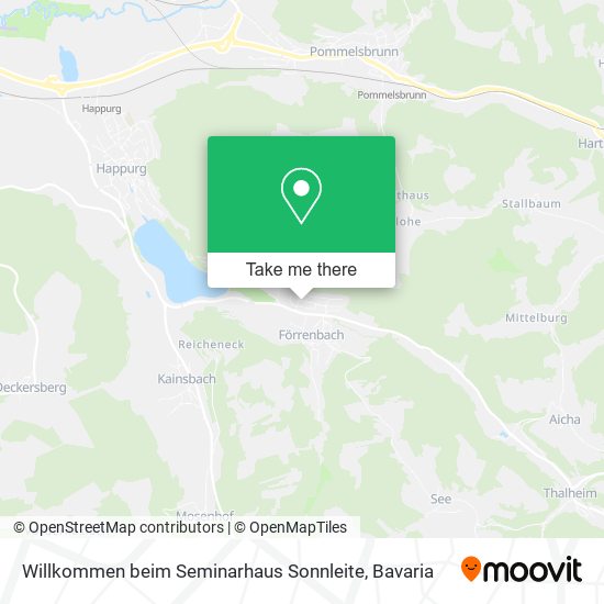 Willkommen beim Seminarhaus Sonnleite map