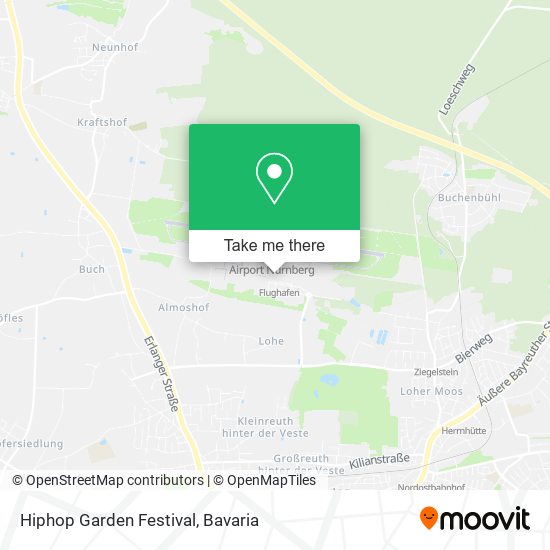 Hiphop Garden Festival map