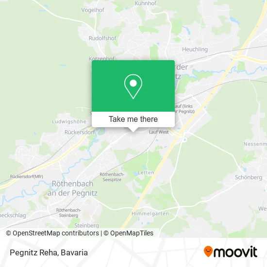 Карта Pegnitz Reha