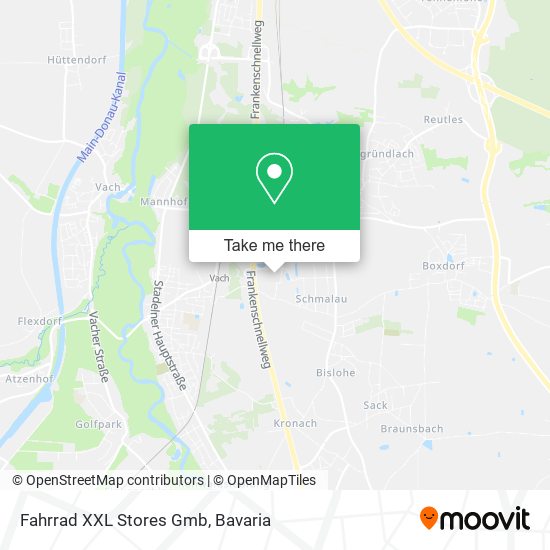 Fahrrad XXL Stores Gmb map
