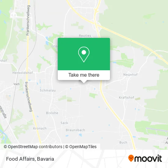Карта Food Affairs