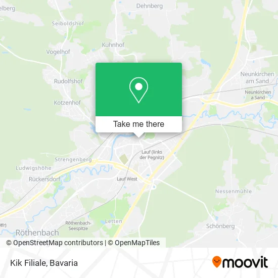 Карта Kik Filiale