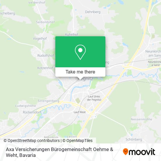 Axa Versicherungen Bürogemeinschaft Oehme & Weht map